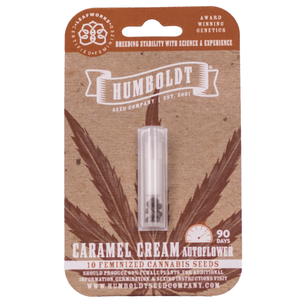 Caramel Cream Autoflower - Humboldt Seed Company - 10 Feminized Autoflower Seeds
